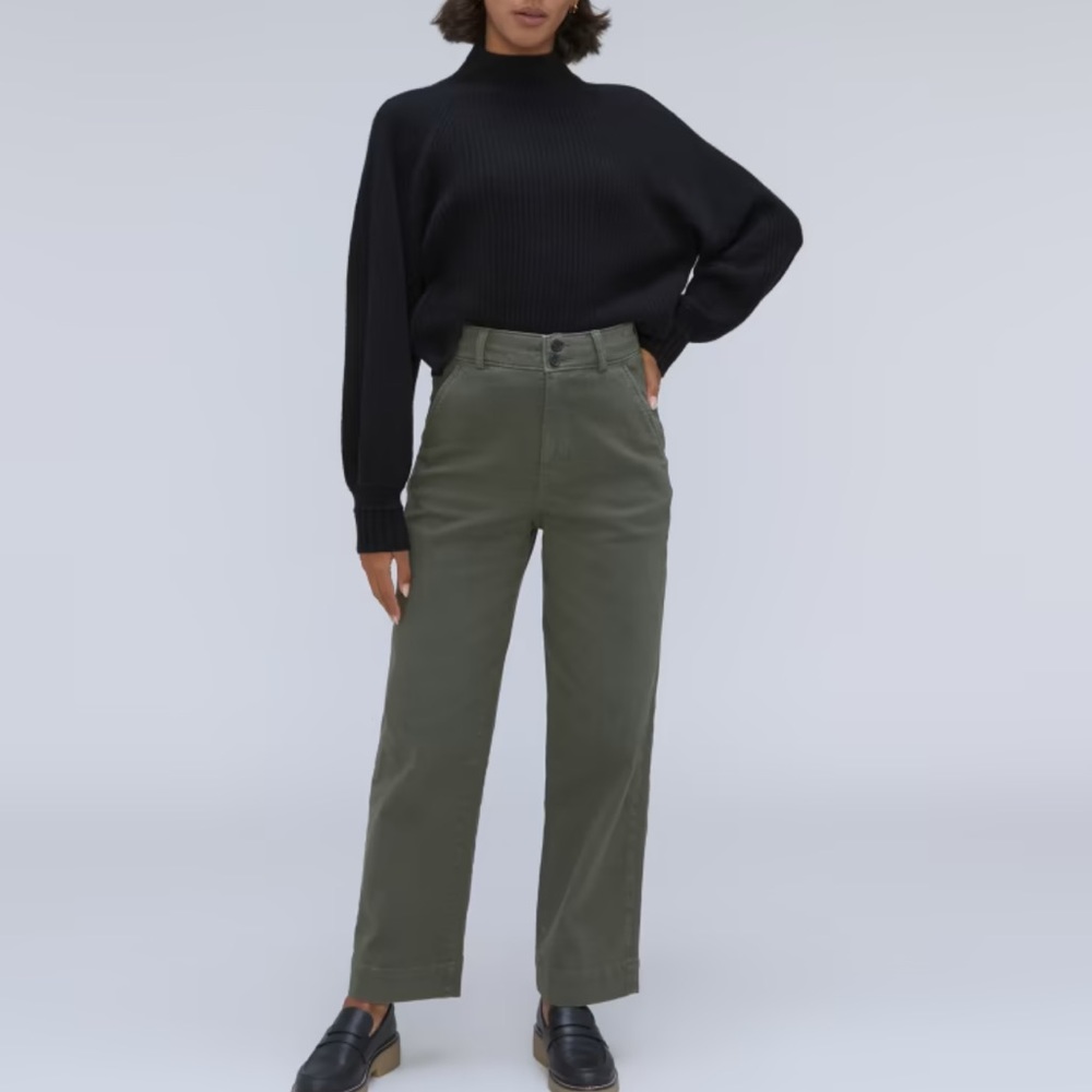 Everlane Organic Wide-Leg Pant NEW
